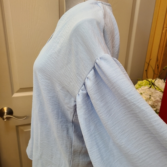 Sky Blue Long Sleeve Top - Picture 3 of 8